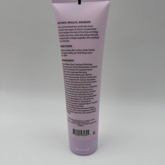 Nakery Beauty Double Retinol & Collagen Peptide Treatment 8.45oz  Firming & Lift - Picture 5 of 8
